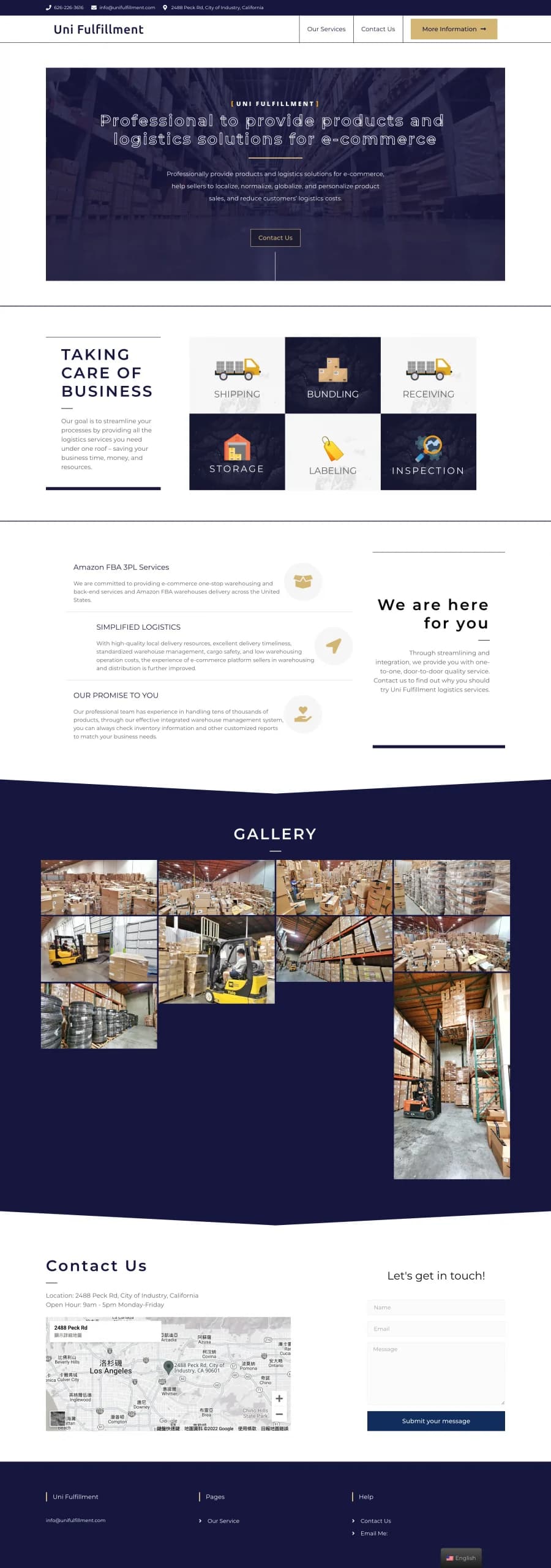 Unifulfillment 物流系統